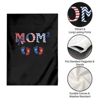 Patriotic Twin Mom Announcement American Flag Gift Garden Flag