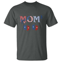 Patriotic Twin Mom Announcement American Flag Gift T Shirt