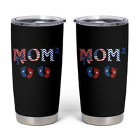 Patriotic Twin Mom Announcement American Flag Gift Tumbler Cup
