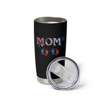 Patriotic Twin Mom Announcement American Flag Gift Tumbler Cup