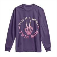 Twin Mom Long Sleeve Shirt Make It A Double Expecting Twins Mothers Day
