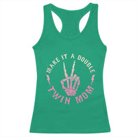 Twin Mom Racerback Tank Top Make It A Double Expecting Twins Mothers Day
