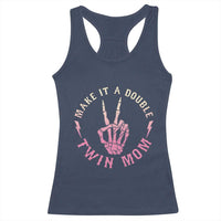 Twin Mom Racerback Tank Top Make It A Double Expecting Twins Mothers Day