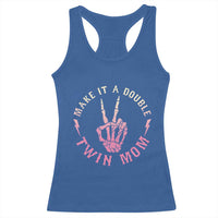 Twin Mom Racerback Tank Top Make It A Double Expecting Twins Mothers Day