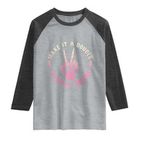 Twin Mom Raglan Shirt Make It A Double Expecting Twins Mothers Day