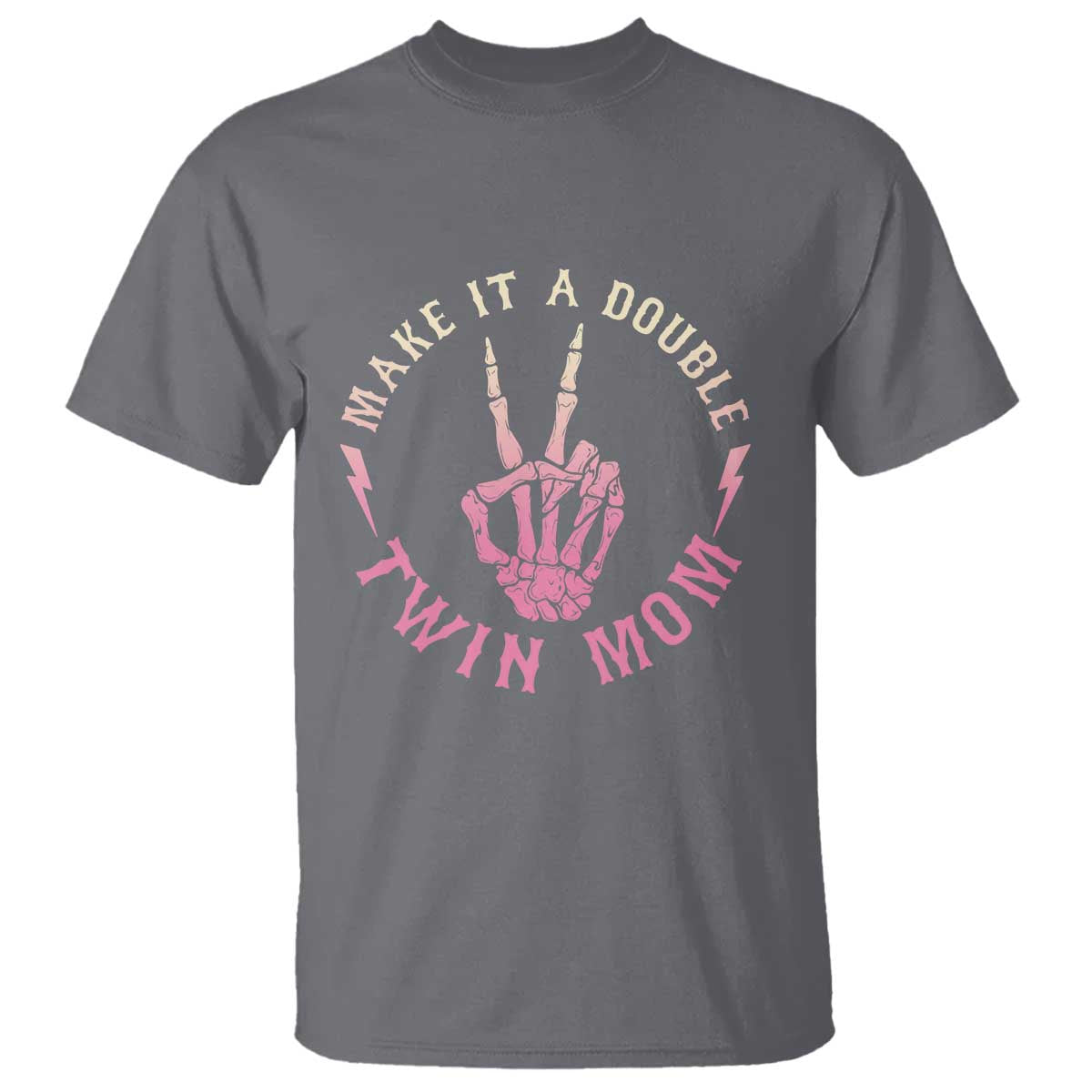 Twin Mom T Shirt Make It A Double Expecting Twins Mothers Day