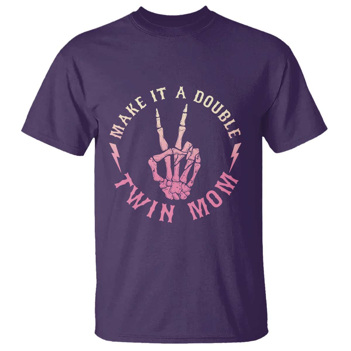 Twin Mom T Shirt Make It A Double Expecting Twins Mothers Day