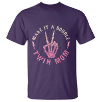 Twin Mom T Shirt Make It A Double Expecting Twins Mothers Day