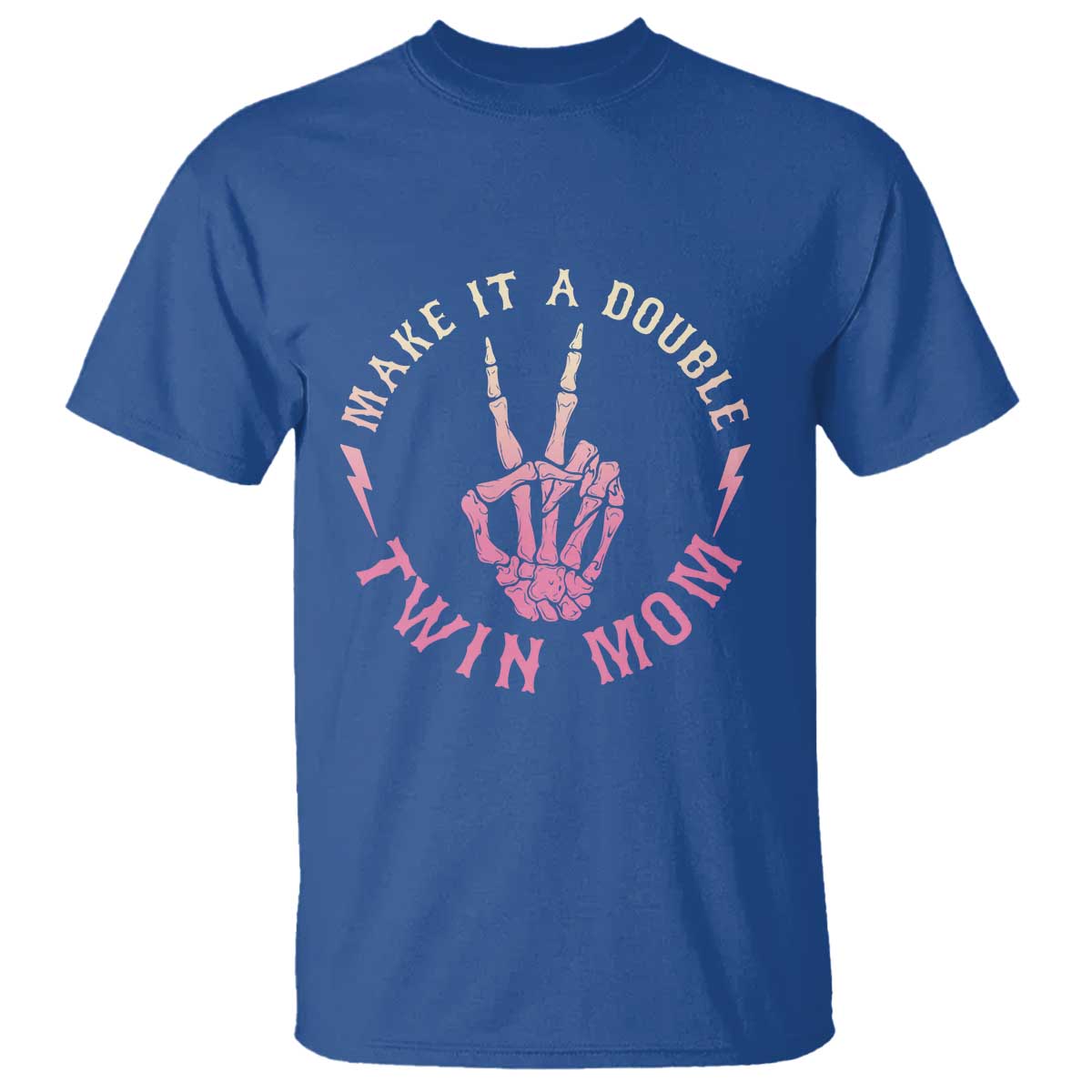 Twin Mom T Shirt Make It A Double Expecting Twins Mothers Day