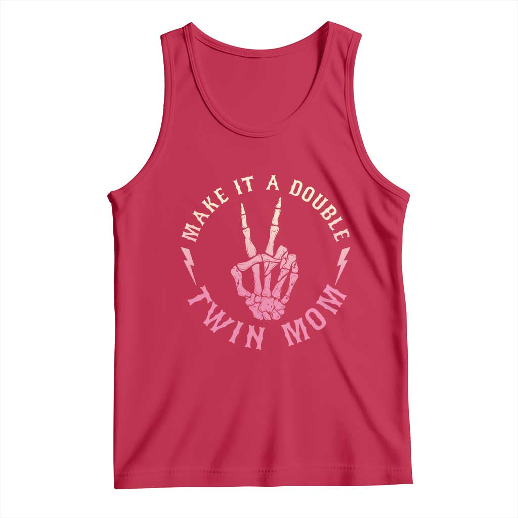 Twin Mom Tank Top Make It A Double Expecting Twins Mothers Day