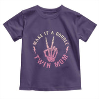 Twin Mom Toddler T Shirt Make It A Double Expecting Twins Mothers Day