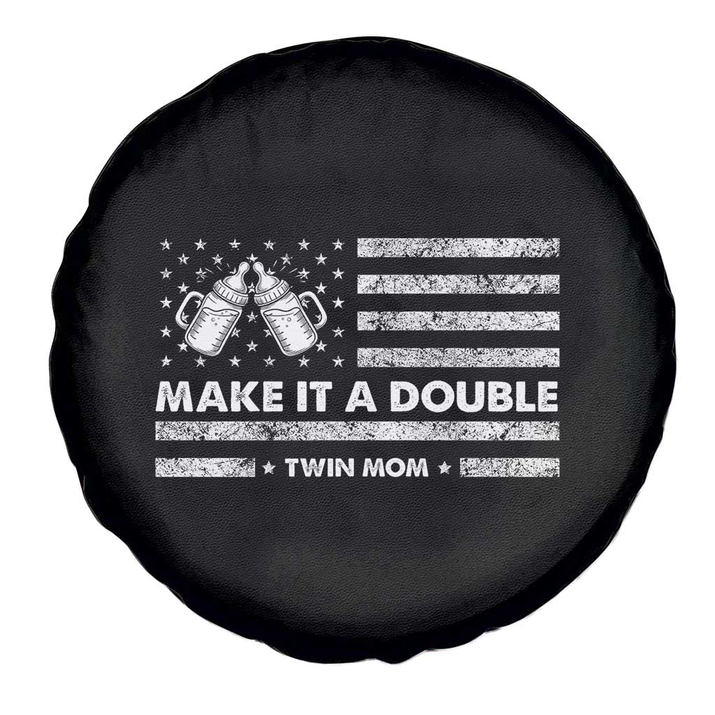 Twin Mom Spare Tire Cover Make It A Double Patriotic USA Flag Gift