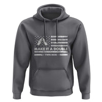 Twin Mom Hoodie Make It A Double Patriotic USA Flag Gift