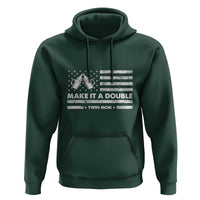 Twin Mom Hoodie Make It A Double Patriotic USA Flag Gift