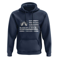 Twin Mom Hoodie Make It A Double Patriotic USA Flag Gift