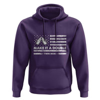 Twin Mom Hoodie Make It A Double Patriotic USA Flag Gift