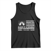 Twin Mom Tank Top Make It A Double Patriotic USA Flag Gift