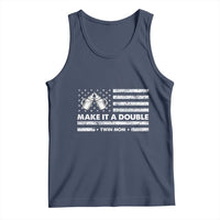 Twin Mom Tank Top Make It A Double Patriotic USA Flag Gift