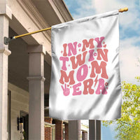 In My Twin Mom Era Garden Flag Funny Mama Twin Pregnancy Announcement
