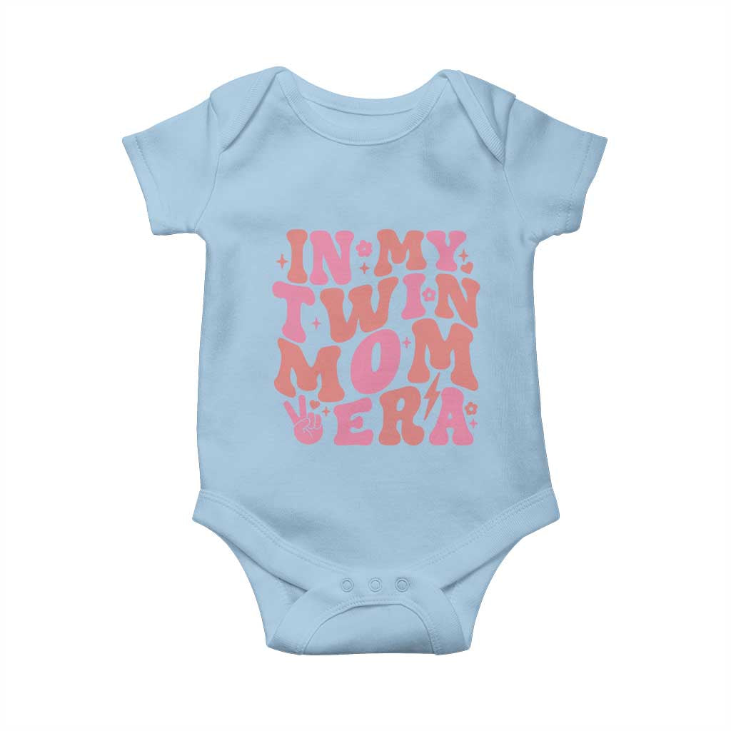 In My Twin Mom Era Baby Onesie Funny Mama Twin Pregnancy Announcement