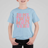 In My Twin Mom Era T Shirt For Kid Funny Mama Twin Pregnancy Announcement
