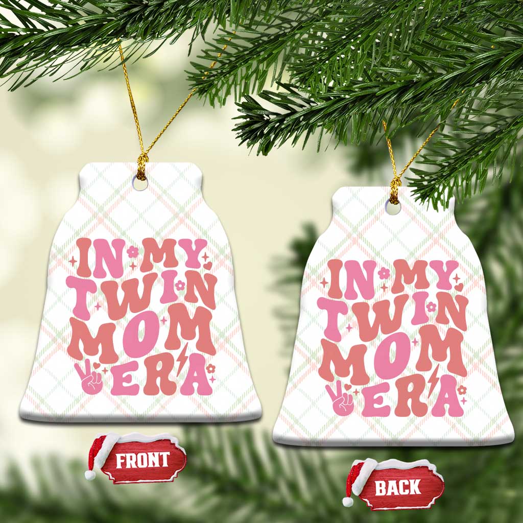In My Twin Mom Era Ceramic Ornament Funny Mama Twin Pregnancy Announcement