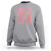 In My Twin Mom Era Sweatshirt Funny Mama Twin Pregnancy Announcement