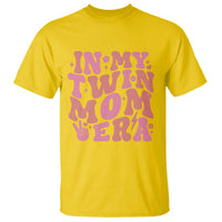 In My Twin Mom Era T Shirt Funny Mama Twin Pregnancy Announcement