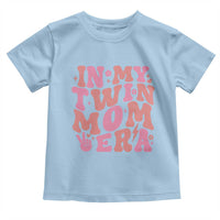In My Twin Mom Era Toddler T Shirt Funny Mama Twin Pregnancy Announcement