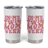 In My Twin Mom Era Tumbler Cup Funny Mama Twin Pregnancy Announcement