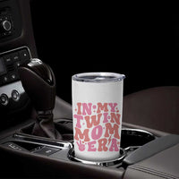 In My Twin Mom Era Tumbler Cup Funny Mama Twin Pregnancy Announcement