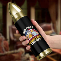 Patriotic Our First Fathers Day Together Bullet Tumbler Gift For New Dad