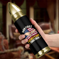 Our First Fathers Day Together Bullet Tumbler Patriotic New Dad Gift