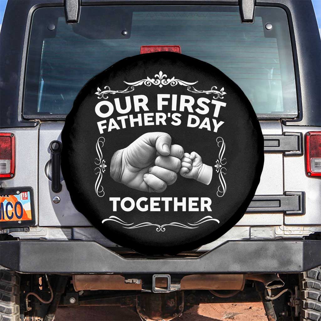 Proud New Dad Spare Tire Cover Our First Fathers Day Together Gift