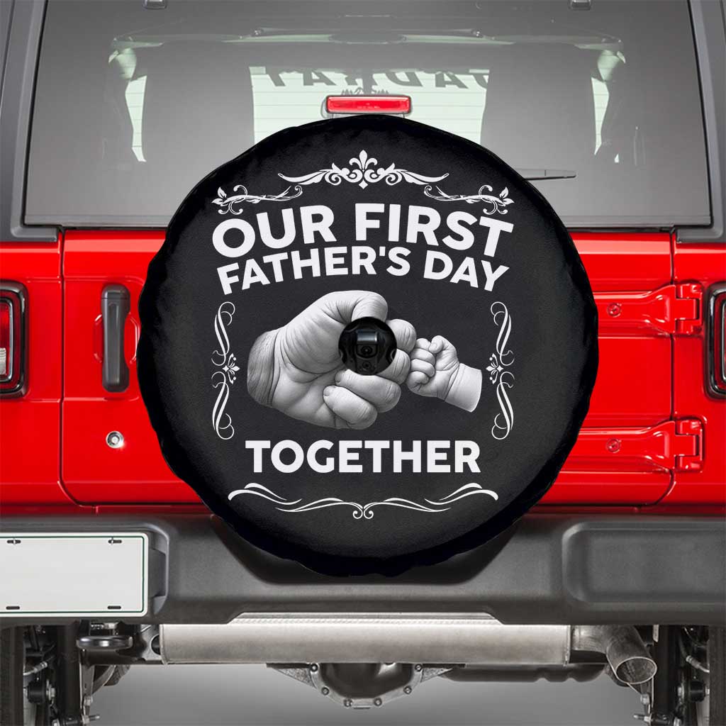 Proud New Dad Spare Tire Cover Our First Fathers Day Together Gift