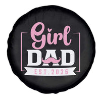 Girl Dad Est 2026 Spare Tire Cover Proud New Dad Gift