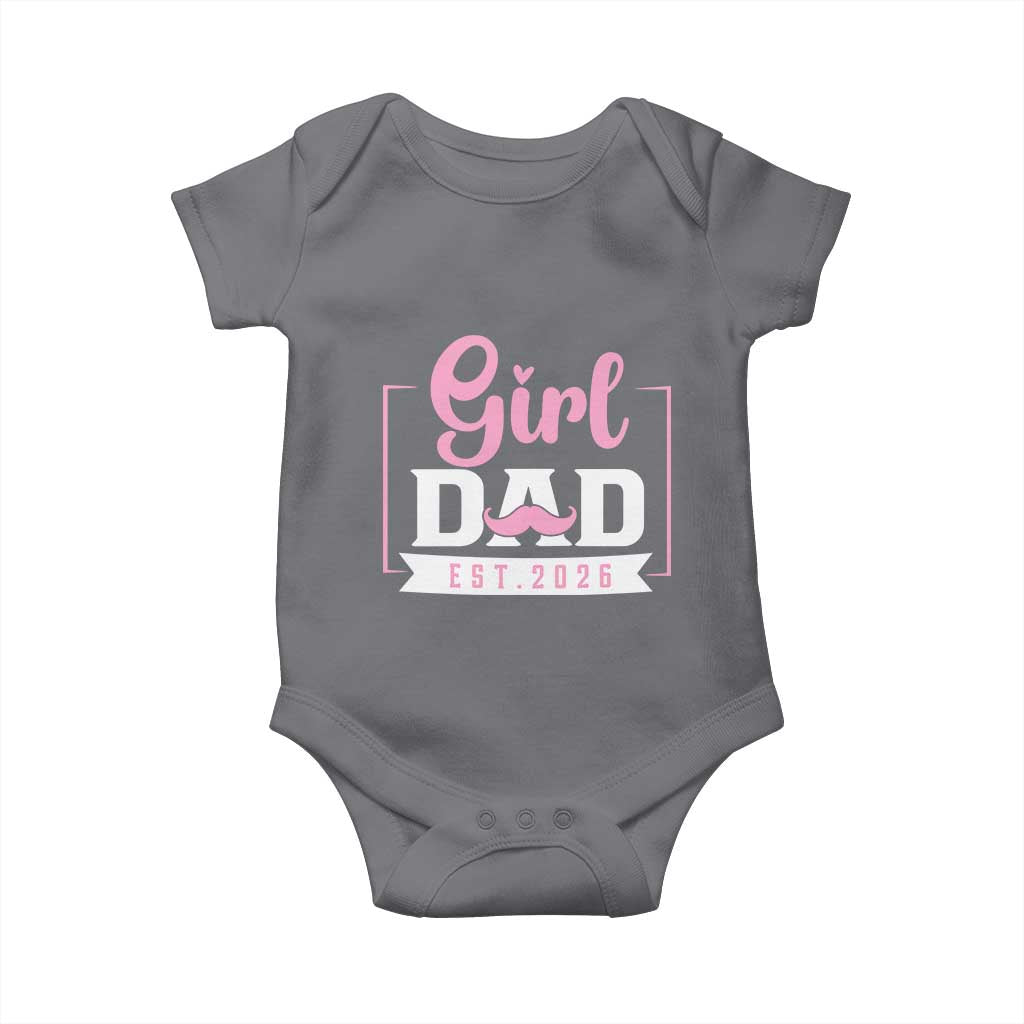 Girl Dad Est 2026 Baby Onesie Proud New Dad Gift