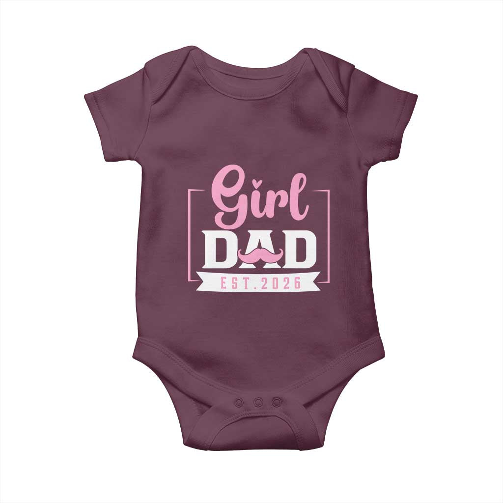 Girl Dad Est 2026 Baby Onesie Proud New Dad Gift
