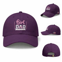 Girl Dad Est 2026 Baseball Cap Proud New Dad Gift