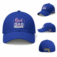 Girl Dad Est 2026 Baseball Cap Proud New Dad Gift