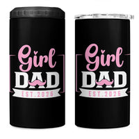Girl Dad Est 2026 4 in 1 Can Cooler Tumbler Proud New Dad Gift