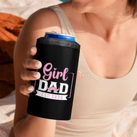 Girl Dad Est 2026 4 in 1 Can Cooler Tumbler Proud New Dad Gift