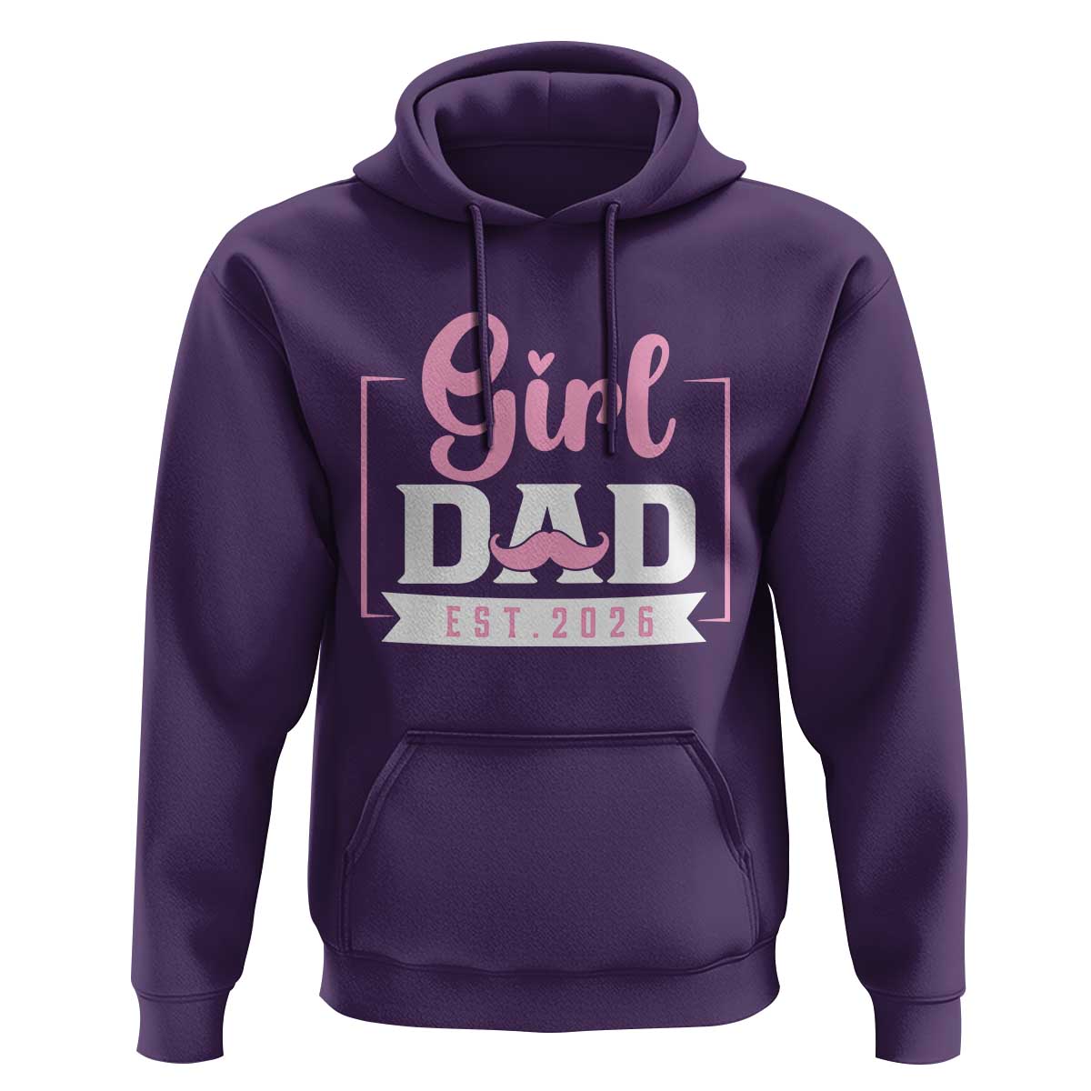 Girl Dad Est 2026 Hoodie Proud New Dad Gift