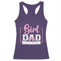 Girl Dad Est 2026 Racerback Tank Top Proud New Dad Gift