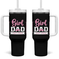 Girl Dad Est 2026 Tumbler With Handle Proud New Dad Gift