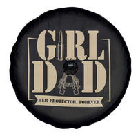 Girl Dad Her Protector Forever Spare Tire Cover New Dad Fathers Day Gift