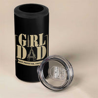 Girl Dad Her Protector Forever 4 in 1 Can Cooler Tumbler New Dad Fathers Day Gift