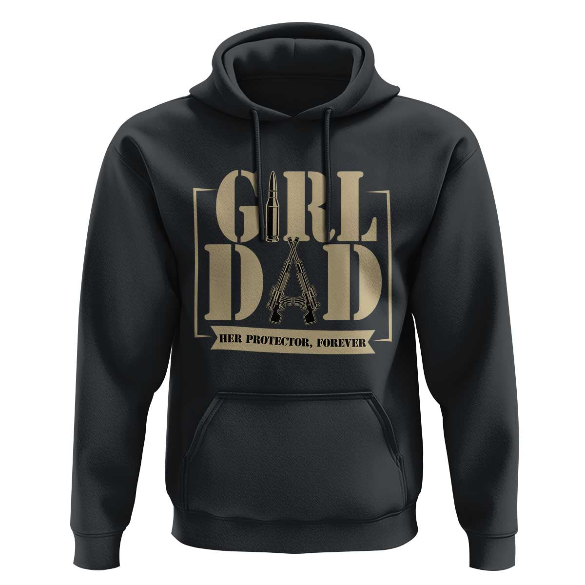 Girl Dad Her Protector Forever Hoodie New Dad Fathers Day Gift