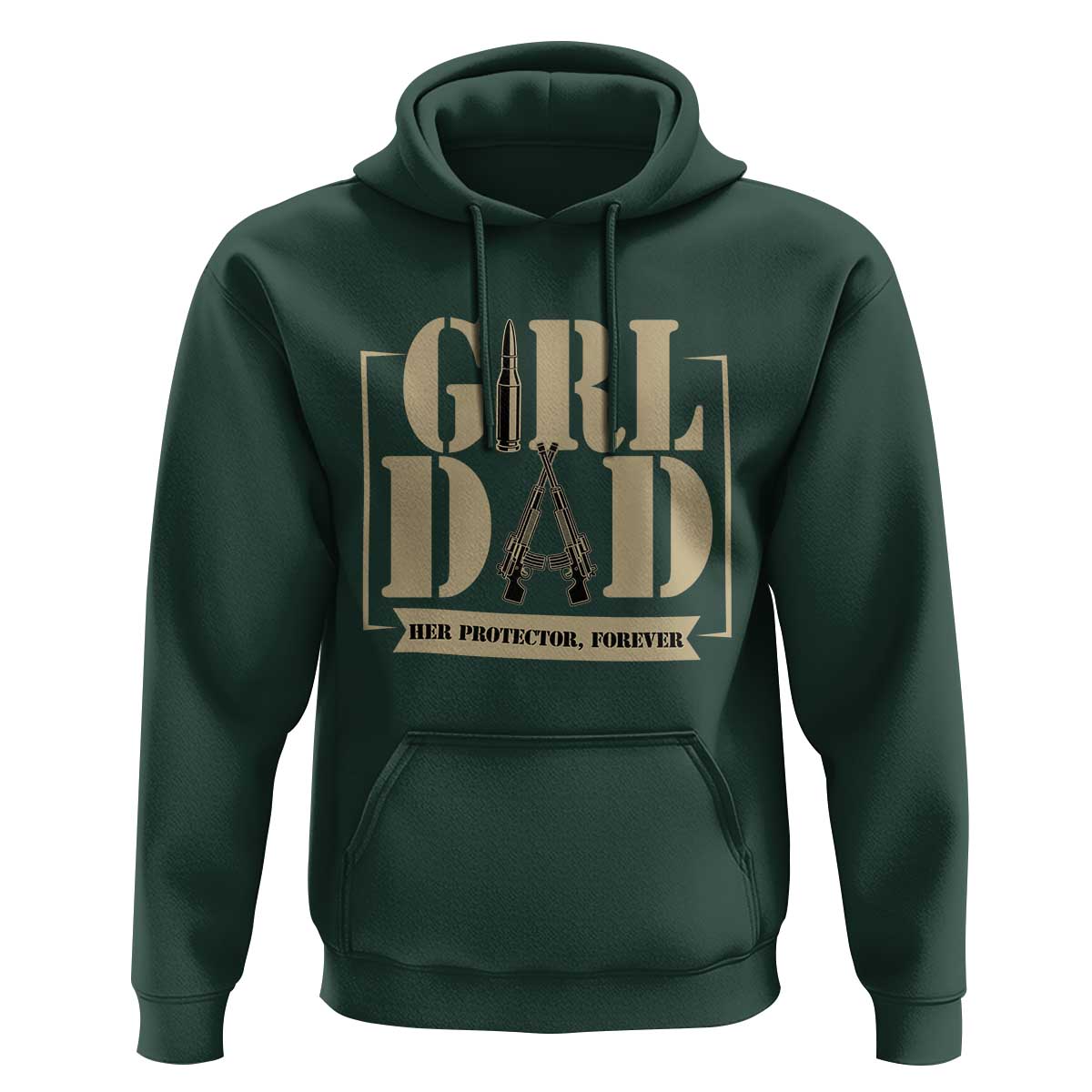 Girl Dad Her Protector Forever Hoodie New Dad Fathers Day Gift
