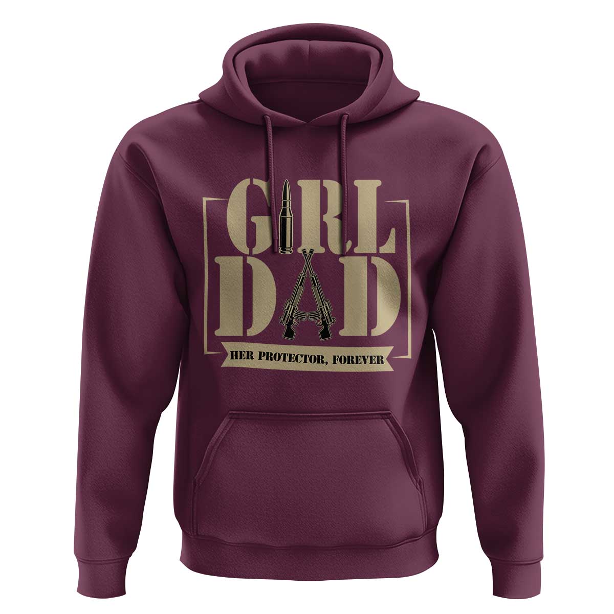 Girl Dad Her Protector Forever Hoodie New Dad Fathers Day Gift